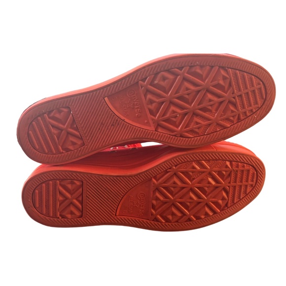 Converse All Star Platform High Tops – Monochrome Neon Orange – Women’s 8 - Picture 4 of 8